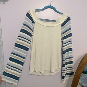 Altar'd state swoop neck sweater